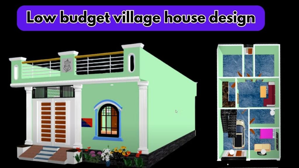 Low budget village house design