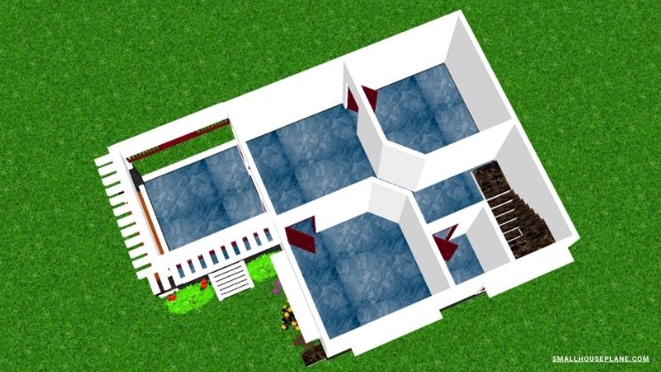 80 sq meter house design 