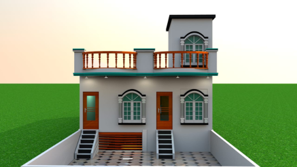 Top 10 Village Normal House Front Elevation Designs - Small House Plane