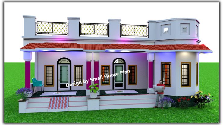 3 Room House Design in Village Low Budget