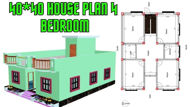 40 by 40 house plan