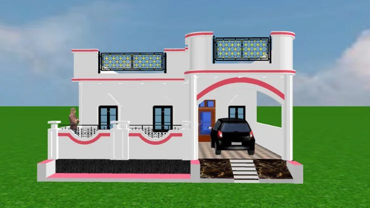 1100 sq feet house plan