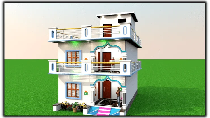 750 sq ft house design for middle class